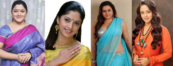 senior heroines,back again,nadiya,kushboo,jyothika,namitha  సీనియర్‌ హీరోయిన్లు మళ్లీ వచ్చేస్తున్నారు..! 